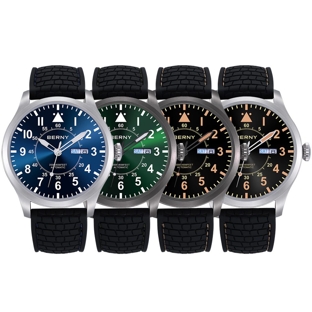 BERNY 20Bar Jam Tangan Otomati - Seiko Watch Presage ulasan dan harga