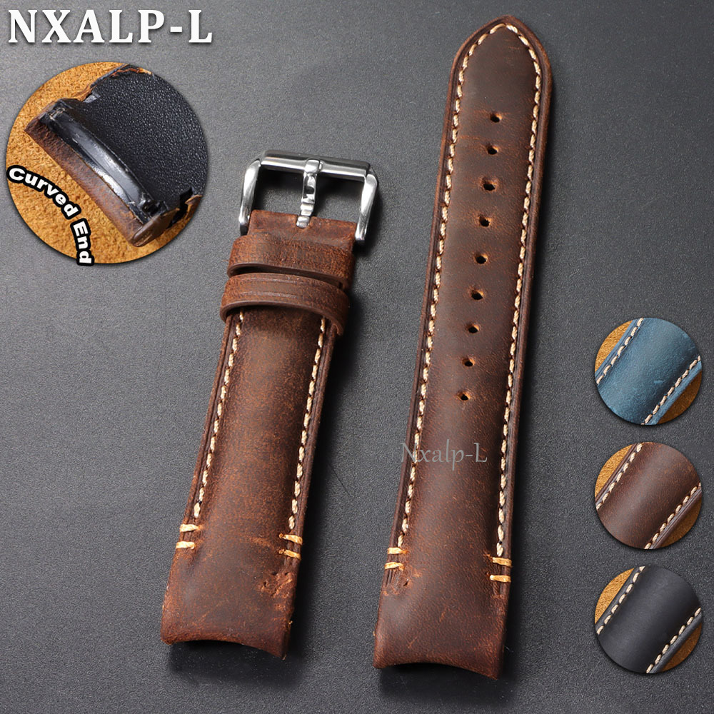 Gelang Kulit Sapi Lapis Lilin  - Curved Spring Bar ulasan dan harga