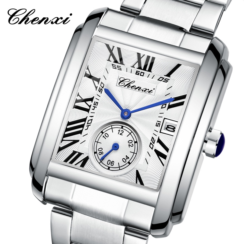 CHENXI 8216 Jam Tangan Kuarsa  - Cartier Watch Tank ulasan dan harga