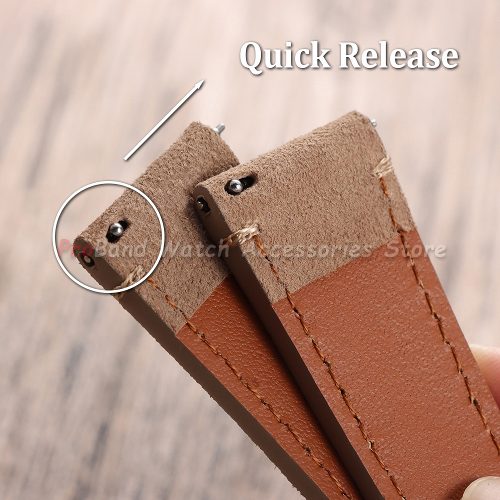 Tali Kulit Suede Vintage 20mm  - Suede Strap Watch ulasan dan harga