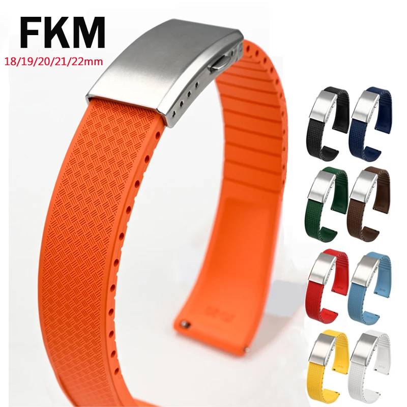 Tali Jam Tangan Karet Fluoro F - Suede Strap Watch ulasan dan harga