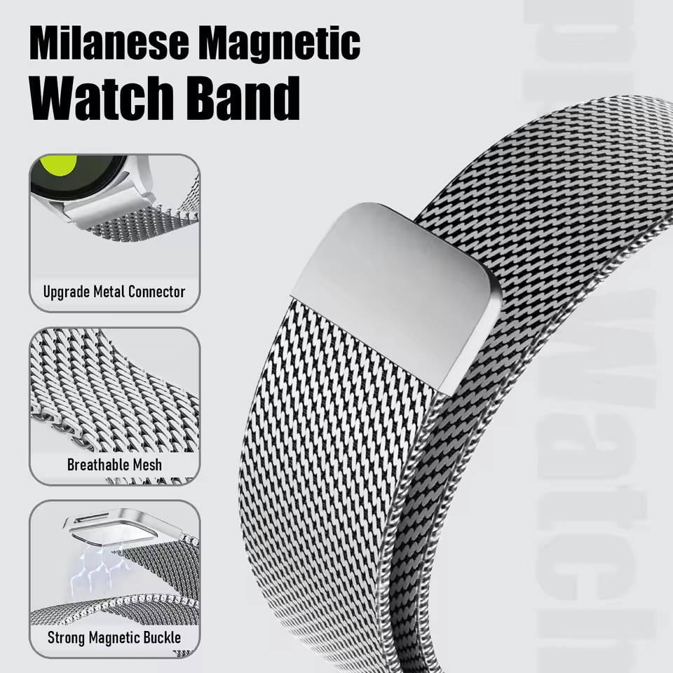 Tali Loop Milanese Jaring Baja - Milanese Loop Magnetic ulasan dan harga