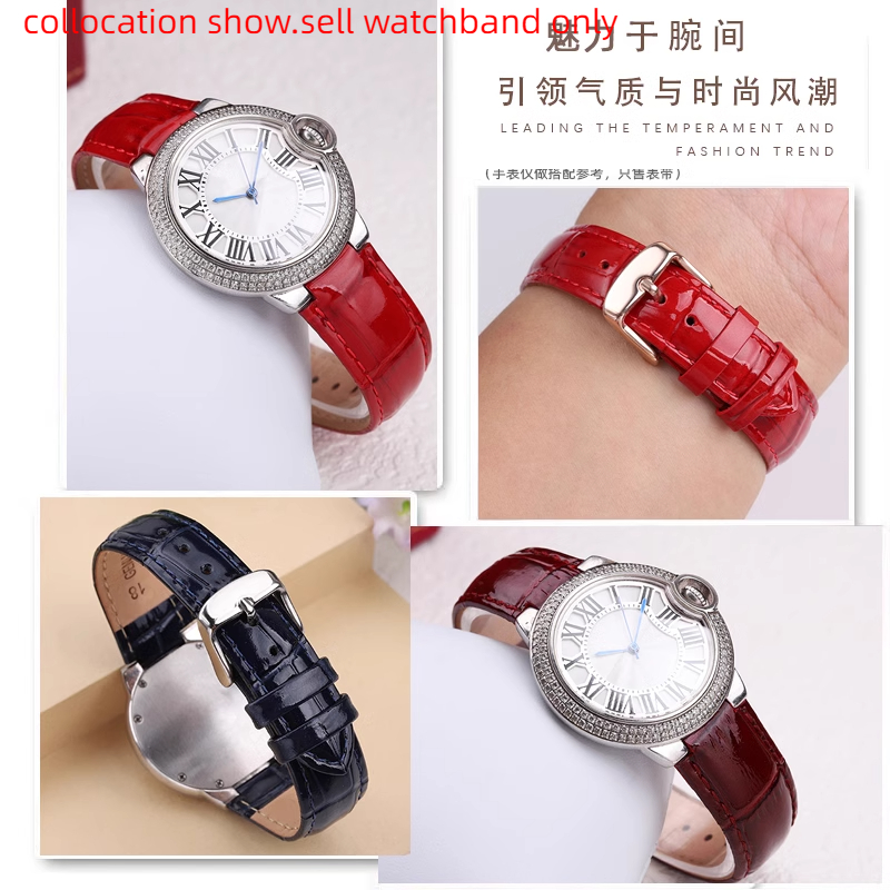 Gelang jam tangan kulit asli c - Cartier Watch Ballon Bleu ulasan dan harga